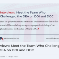 Interviews: Meet the Team Who Challenged the DEA on DOI and DOC – Psychedelic Alpha